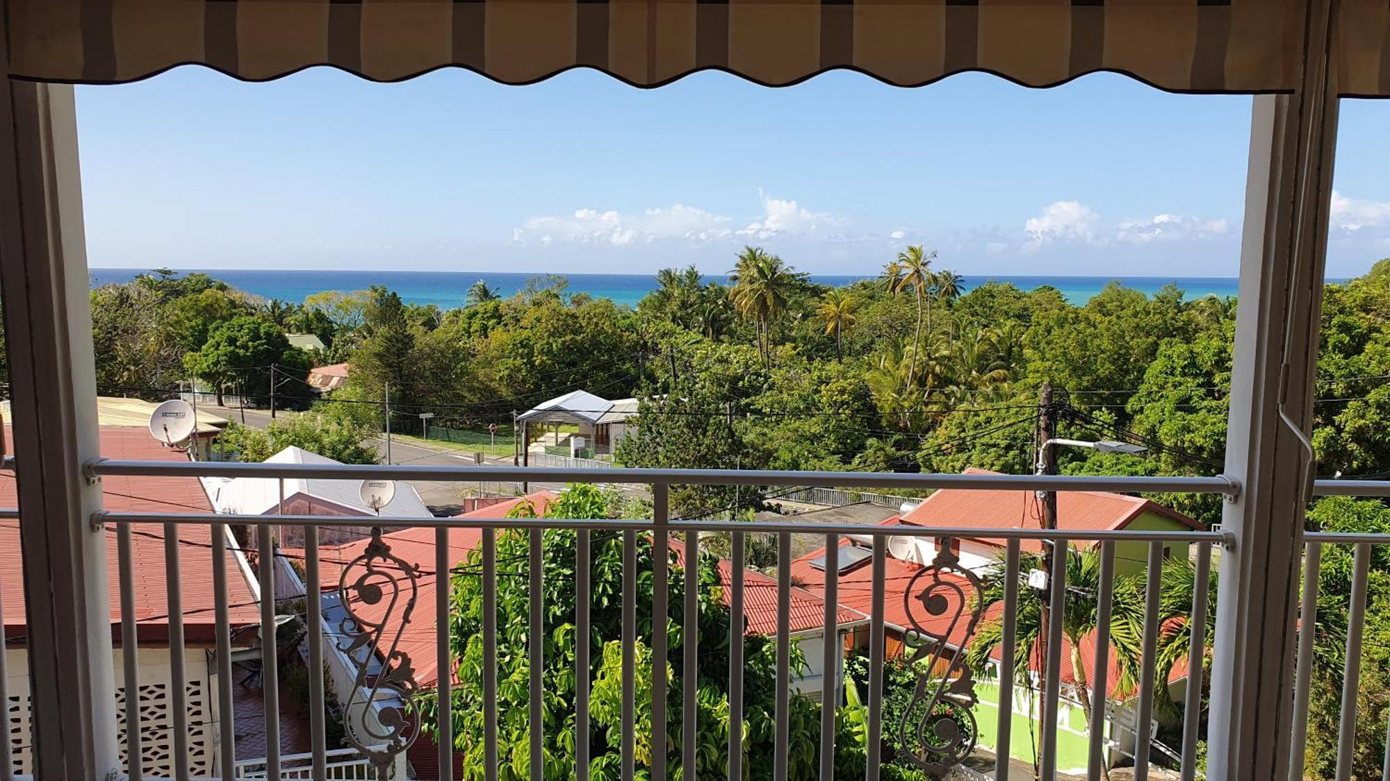 Vila A Deux Pas De La Plage, La Perle! Vue Panoramique Deshaies Exteriér fotografie